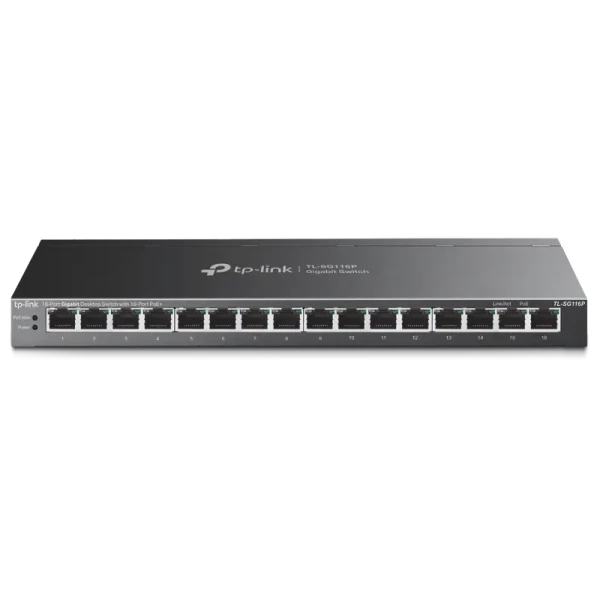 Comutator PoE TP-LINK TL-SG116P, IEEE 802.3af/at Comutator PoE TP-LINK TL-SG116P, IEEE 802.3af/at