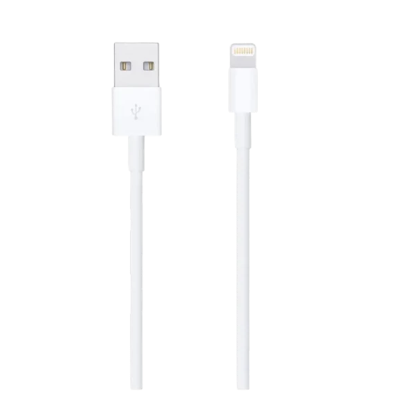 Cablu de încărcare și date Apple Lightning la USB, 1m, Alb