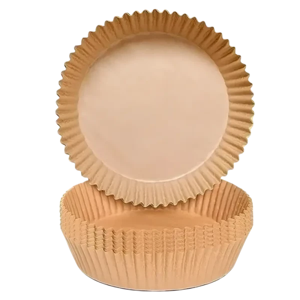 Hârtia de copt Papro Round Air Fryer Paper, Bej
