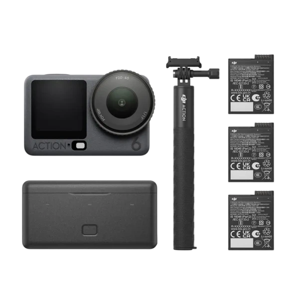 Cameră Video Sport DJI Osmo Action 6 Adventure Combo, Negru Cameră Video Sport DJI Osmo Action 6 Adventure Combo, Negru