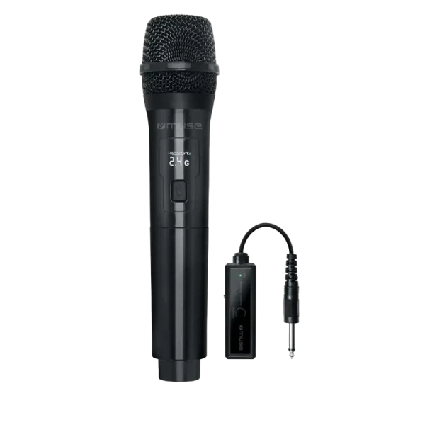 Караоке микрофон MUSE MC-30 WI, Беспроводной, Чёрный Караоке микрофон MUSE MC-30 WI, Беспроводной, Чёрный
