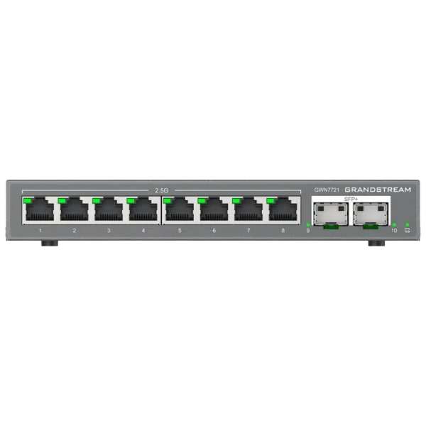 Сетевой коммутатор Grandstream GWN7721, 8x 2.5Gigabit Ethernet Сетевой коммутатор Grandstream GWN7721, 8x 2.5Gigabit Ethernet