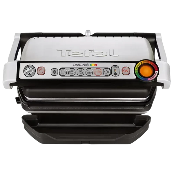 Электрический Гриль Tefal OptiGrill, 2000Вт, Нержавеющая сталь Электрический Гриль Tefal OptiGrill, 2000Вт, Нержавеющая сталь