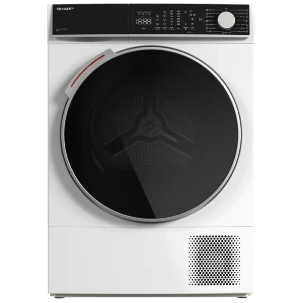 Uscător de rufe Sharp KD-NHL9S9GWC-EE, 9kg, Alb Uscător de rufe Sharp KD-NHL9S9GWC-EE, 9kg, Alb
