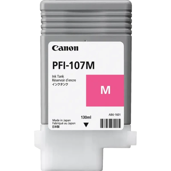 Cartuș de cerneală Canon PFI-107, 130ml, Magenta