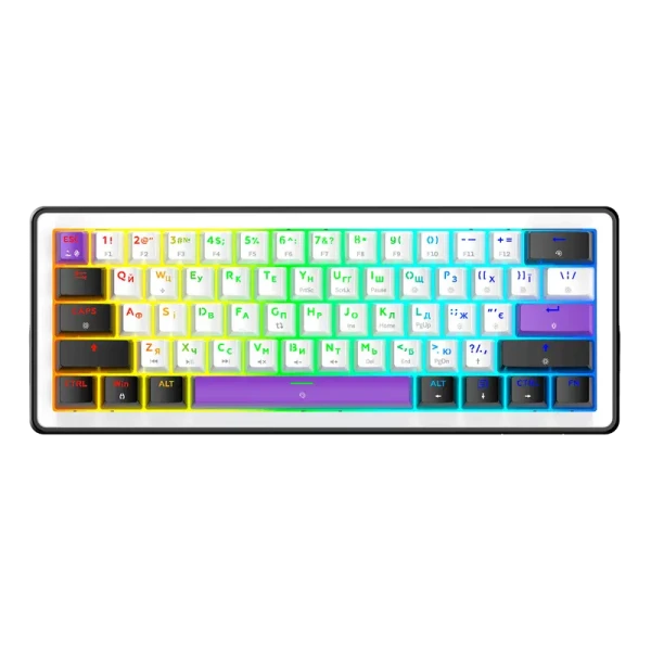 Tastatură HATOR Hellyberry HK60, Cu fir, Alb Tastatură HATOR Hellyberry HK60, Cu fir, Alb