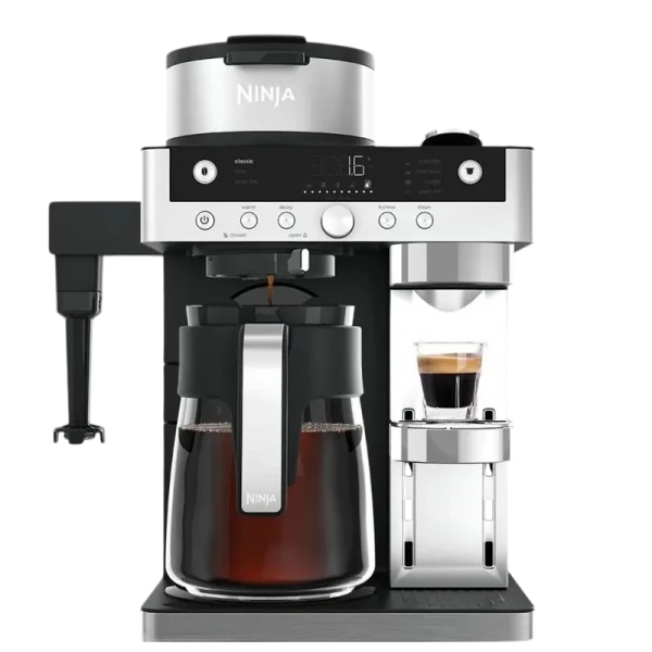 Cafetiera cu picurare Ninja CFN803EU, 1500W, Argintiu Cafetiera cu picurare Ninja CFN803EU, 1500W, Argintiu