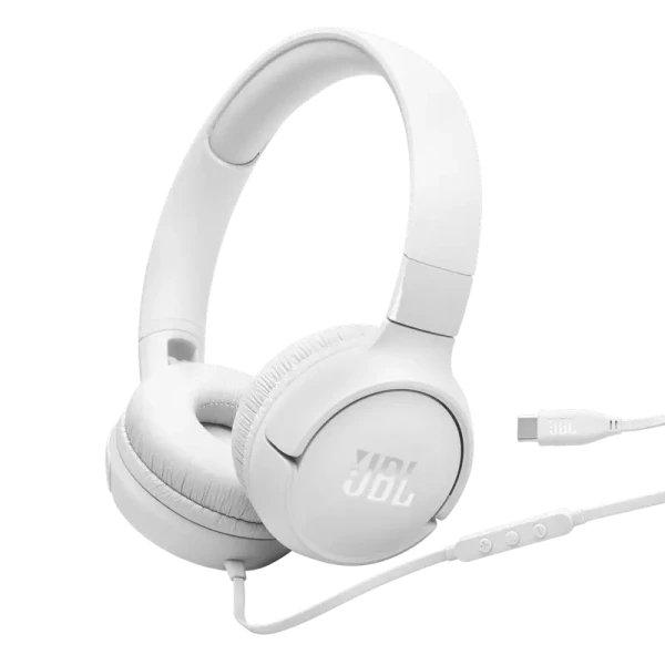 Căști JBL Tune 520C, Alb