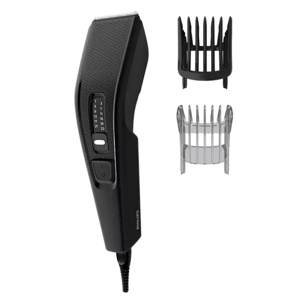 Aparat de tuns Philips Series 3000 HC3510/15, Negru Aparat de tuns Philips Series 3000 HC3510/15, Negru