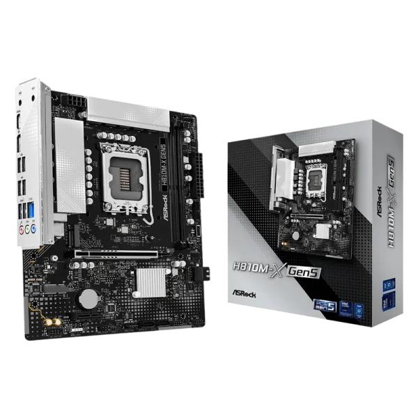 MB S1851 ASRock H810M-X GEN5 mATX MB S1851 ASRock H810M-X GEN5 mATX
