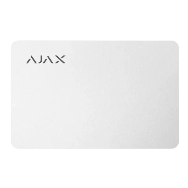Защищенная бесконтактная карта Ajax Pass, Белый Защищенная бесконтактная карта Ajax Pass, Белый