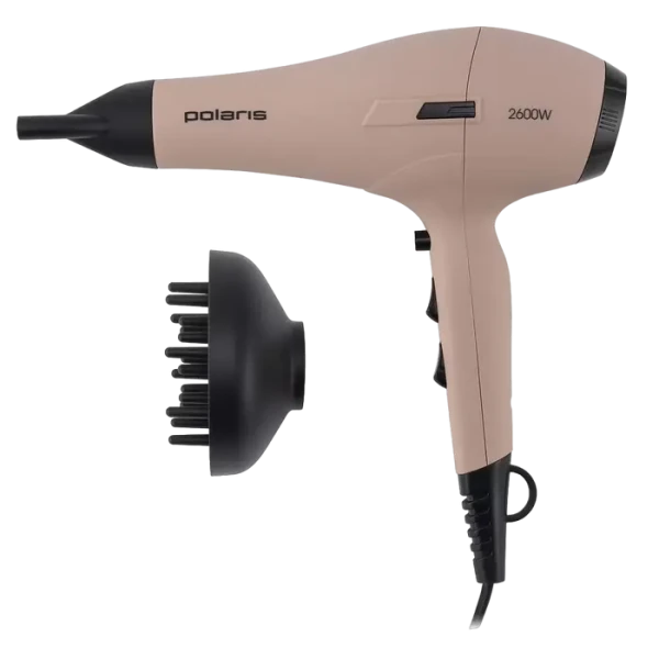 Фен Polaris PHD 2600AC, 2600Вт, Розовый Фен Polaris PHD 2600AC, 2600Вт, Розовый