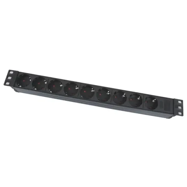19" 1.5U power socket, PDU02, 9 ports, 16A, 1.8M, APC Electronic