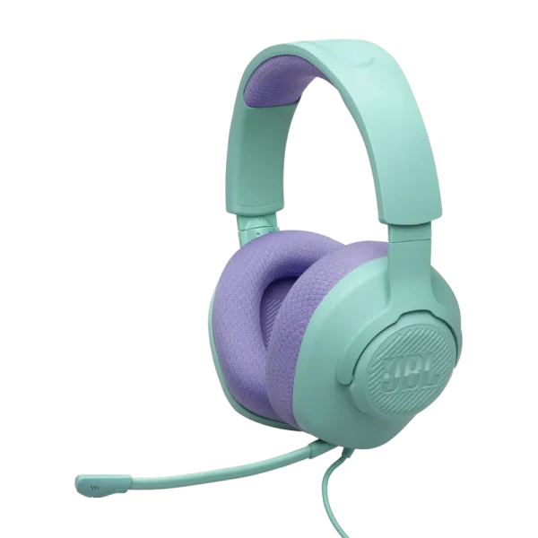 Căști gaming JBL Quantum 100M2, Cu fir, Cyan Căști gaming JBL Quantum 100M2, Cu fir, Cyan