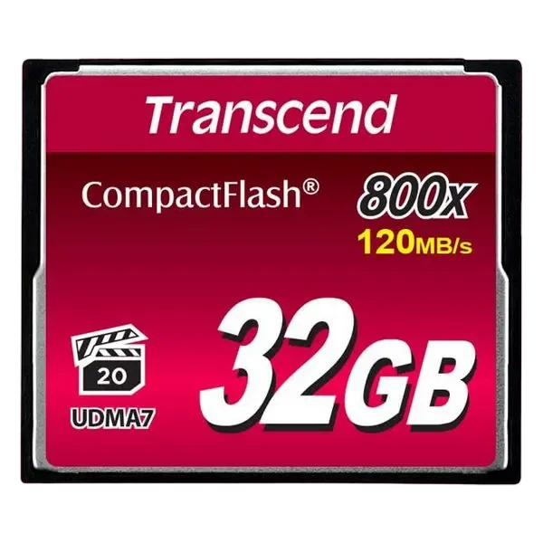 Card de Memorie Transcend CompactFlash 800, 32GB (TS32GCF800) Card de Memorie Transcend CompactFlash 800, 32GB (TS32GCF800)