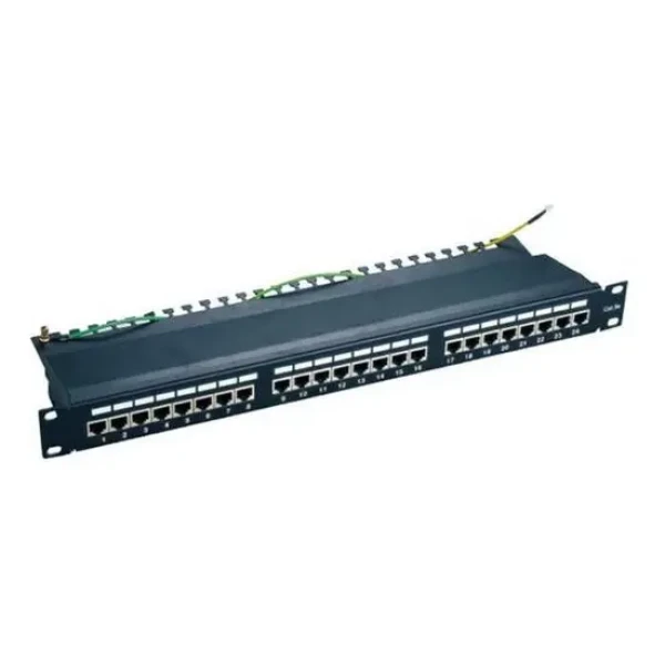 24 ports FTP Cat.6 patch panel, LY-PP6-14, 19" Krone IDC 24 ports FTP Cat.6 patch panel, LY-PP6-14, 19" Krone IDC