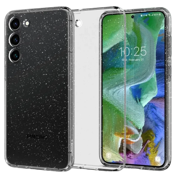 Husă Spigen Samsung S23+, Liquid Crystal, Cristal cu sclipici Husă Spigen Samsung S23+, Liquid Crystal, Cristal cu sclipici