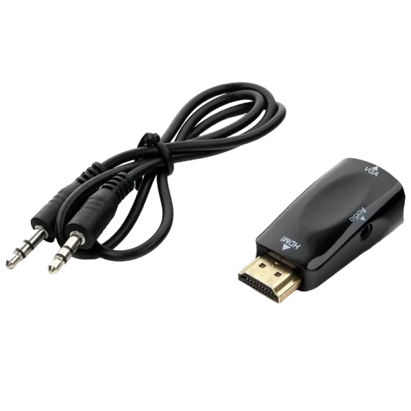 Видео/Audio конвертер Cablexpert A-HDMI-VGA-02, HDMI - VGA D-Sub + 3.5 mm Jack, Чёрный Видео/Audio конвертер Cablexpert A-HDMI-VGA-02, HDMI - VGA D-Sub + 3.5 mm Jack, Чёрный