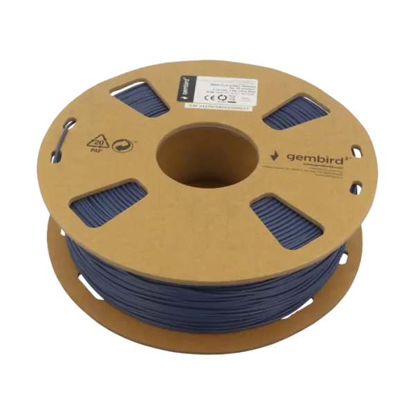 Нить для 3D-принтера Gembird 3DP-PLA-01-MTNB, PLA, Темно-синий Матовый , 1.75 мм, 1кг Нить для 3D-принтера Gembird 3DP-PLA-01-MTNB, PLA, Темно-синий Матовый , 1.75 мм, 1кг
