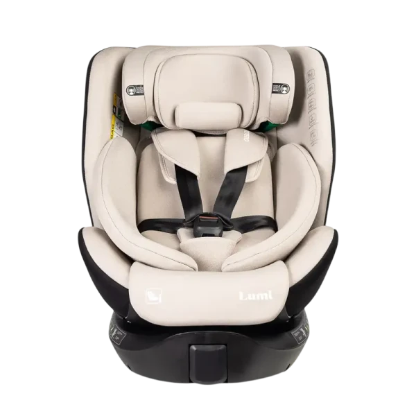 Scaun auto Caretero Lumi i-Size, Grupa 0+/1/2/3 (0-36 kg), Bej