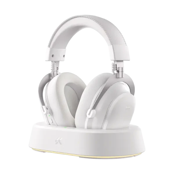 Căști gaming MCHOSE V9 Turbo Plus, Fără fir/Cu fir, Icy White Căști gaming MCHOSE V9 Turbo Plus, Fără fir/Cu fir, Icy White