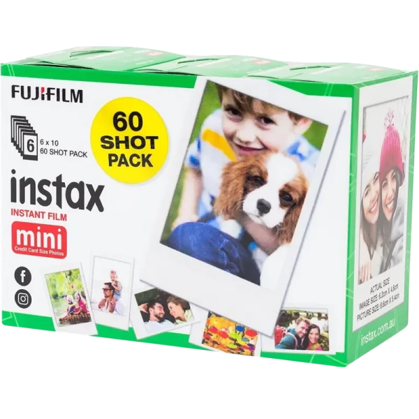Hârtie foto instax Mini Instant Film Multi-Pack, 60 buc