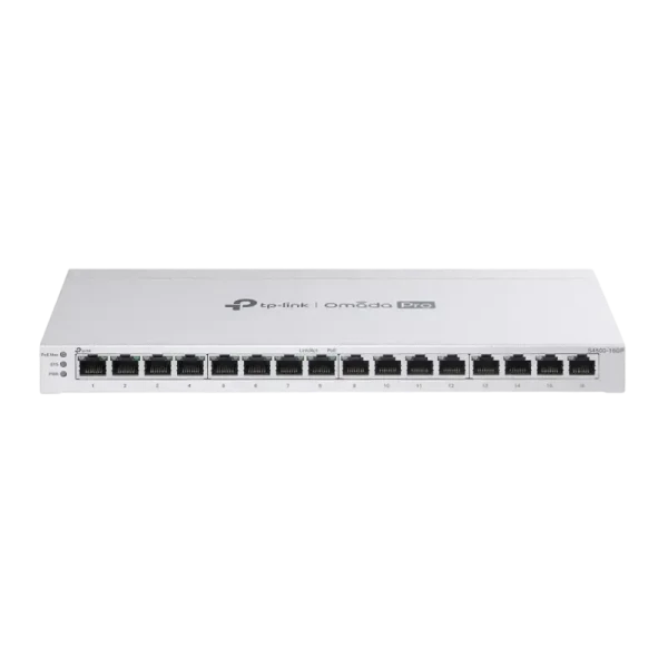 16-Port Gigabit Smart PoE+ Switch TP-LINK Omada Pro "S4500-16GP", 8xPoE Ports, 120W Budget 16-Port Gigabit Smart PoE+ Switch TP-LINK Omada Pro "S4500-16GP", 8xPoE Ports, 120W Budget