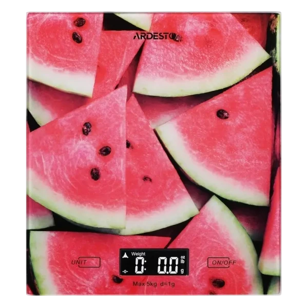 Электронные кухонные весы Ardesto SCK-893, Watermelon Электронные кухонные весы Ardesto SCK-893, Watermelon