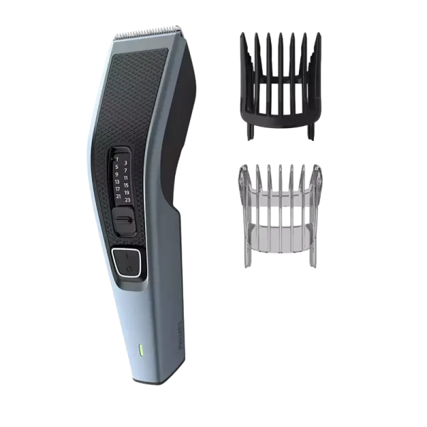 Aparat de tuns Philips Series 3000 HC3530/15, Albastru deschis | Negru Aparat de tuns Philips Series 3000 HC3530/15, Albastru deschis | Negru