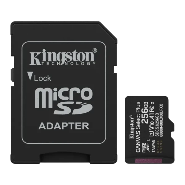 Карта памяти Kingston Canvas Select Plus, 256Гб (SDCS3/256GB) Карта памяти Kingston Canvas Select Plus, 256Гб (SDCS3/256GB)
