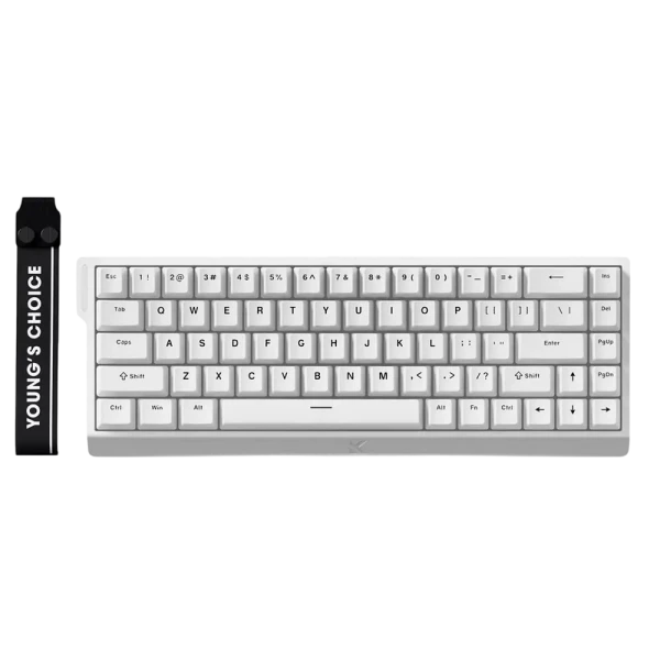 Tastatură MCHOSE Ace 68 E-Sport, Cu fir, Alb