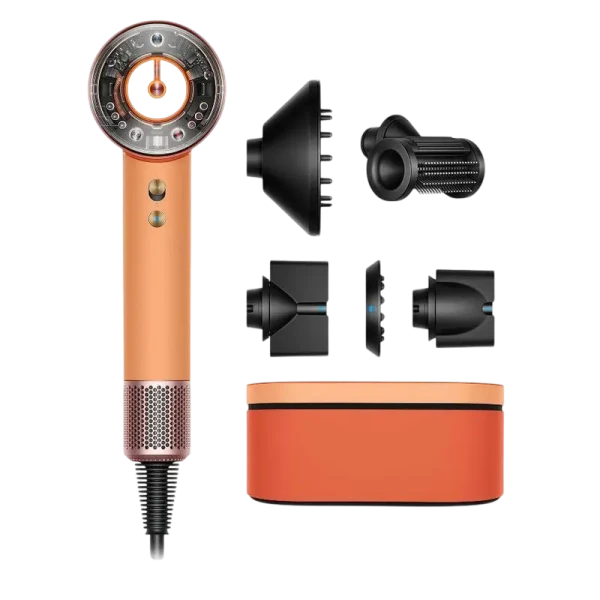 Фен Dyson Supersonic Nural HD16 Straight+Wavy, 1600Вт, Сeramic Apricot | Topaz