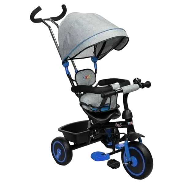 Bicicletă cu trei roți Caretero Buzz, Gri | Albastru Bicicletă cu trei roți Caretero Buzz, Gri | Albastru