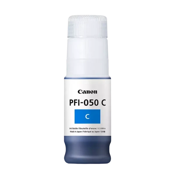Контейнер с чернилами Canon PFI-050 C, 70мл, Голубой
