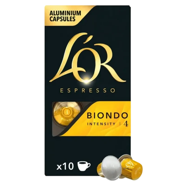 Cafea L'OR Espresso Biondo, 10 buc Cafea L'OR Espresso Biondo, 10 buc