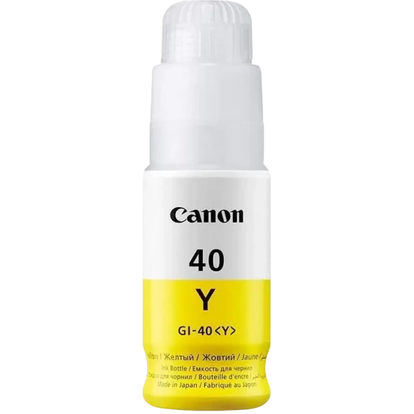 Recipient de cerneală Canon GI-40, 70ml, Galben Recipient de cerneală Canon GI-40, 70ml, Galben