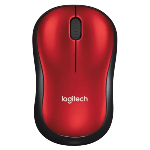 Mouse Wireless Logitech M185, Roșu