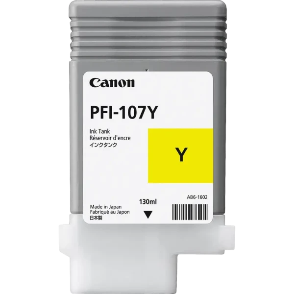 Картридж чернильный Canon PFI-107, 6708B001, Желтый Картридж чернильный Canon PFI-107, 6708B001, Желтый