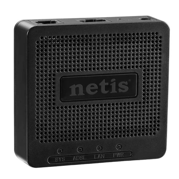 ADSL Модем Netis DL4201, ADSL/ADSL2/ADSL2 + до 24 Мбит/с, Чёрный ADSL Модем Netis DL4201, ADSL/ADSL2/ADSL2 + до 24 Мбит/с, Чёрный