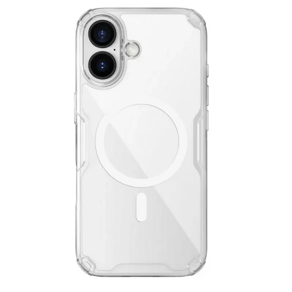 Husă Nillkin Nature Pro Magnetic pentru Apple iPhone 17, Transparent Husă Nillkin Nature Pro Magnetic pentru Apple iPhone 17, Transparent