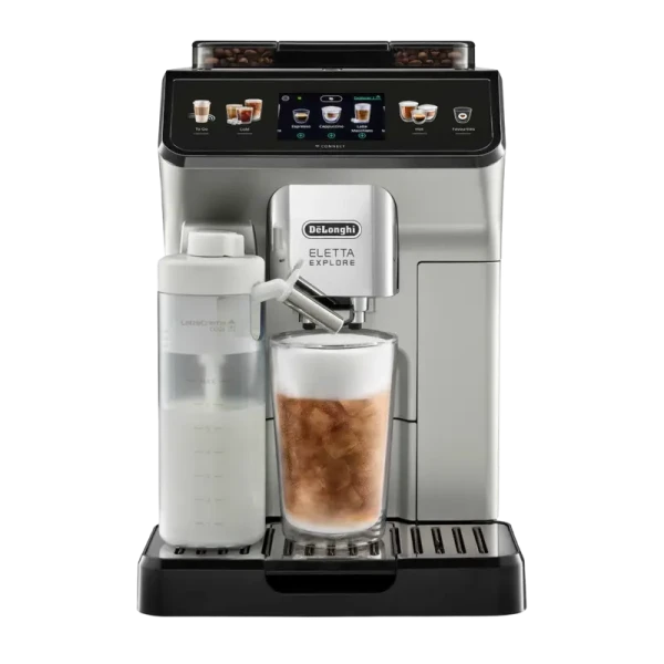 Кофемашина DeLonghi ECAM450.65.S, Нержавеющая Сталь | Черный Кофемашина DeLonghi ECAM450.65.S, Нержавеющая Сталь | Черный