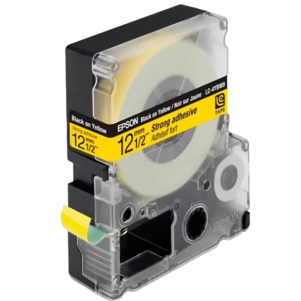 Epson LK-4YBW, 12mm x 9m Epson LK-4YBW, 12mm x 9m