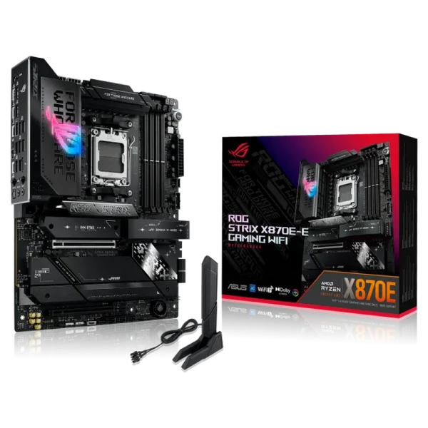 Placă de bază ASUS ROG STRIX X870E-E GAMING WIFI, AM5, AMD X870E, ATX