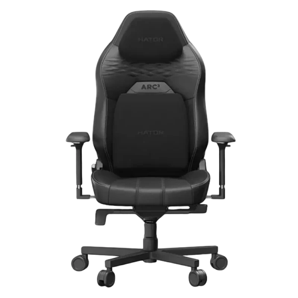 Игровое кресло HATOR Arc 3 S, Искусственная кожа, Чёрный