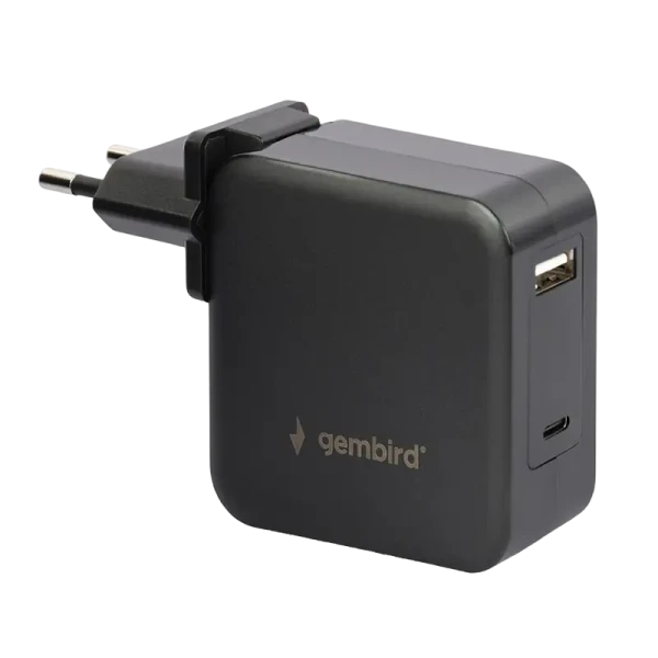 Adaptor de rețea universal Gembird NPA-PD60-01, 60W Adaptor de rețea universal Gembird NPA-PD60-01, 60W