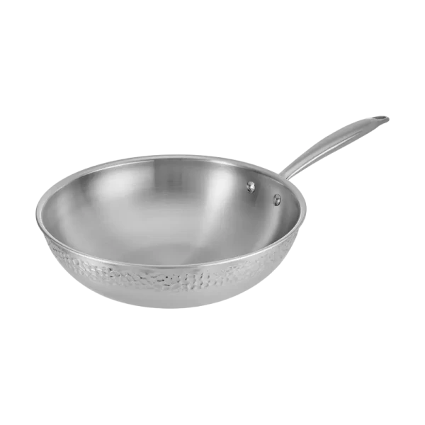 Tigaie WOK RESTO 95004, 28cm, Oțel inoxidabil Tigaie WOK RESTO 95004, 28cm, Oțel inoxidabil