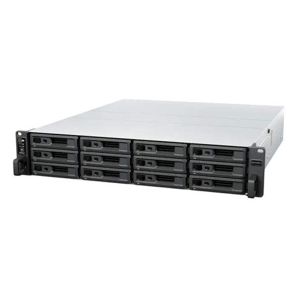 SYNOLOGY "RS2423RP+II",12-bay, 4-core AMD Ryzen 3.35-3.6Ghz, 8Gb*1+1Slot, 1x10GbE, 2x1GbE, PCIe, 2xP