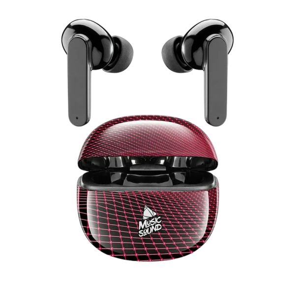 Căști Cellularline Music Sound Fantasy in ear, Negru/Rosu