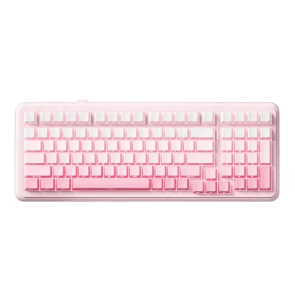 Tastatură MCHOSE K99 V2, Cu fir / Fără fir, Pink Gradient