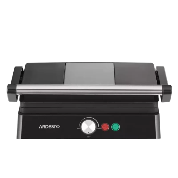 Электрический Гриль Ardesto GH-1800MB, 1800Вт, Чёрный | Серебристый Электрический Гриль Ardesto GH-1800MB, 1800Вт, Чёрный | Серебристый